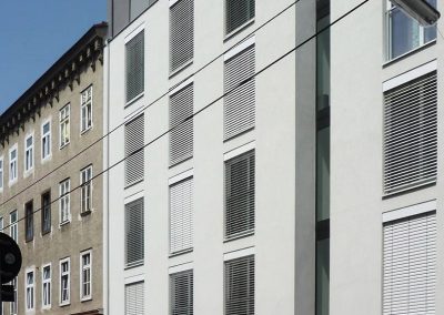 Fassade Wohnhaus Neubau 1050 Wien
