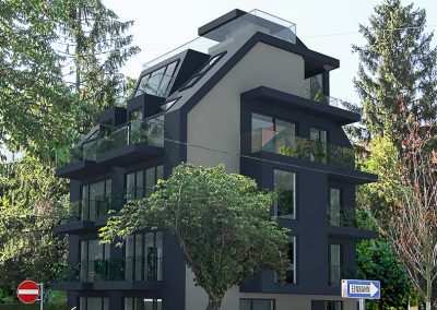 Visualisierung Neubau Wohnhaus